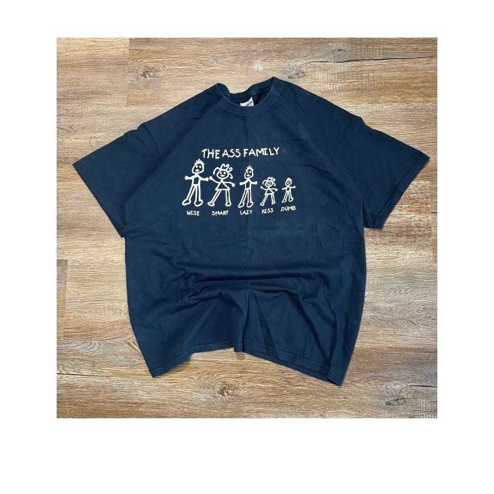 Funny Vintage "The Ass Family" T Shirt